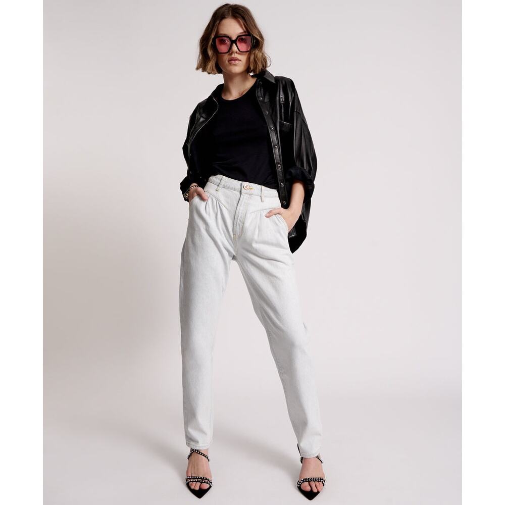 NWT One Teaspoon Sz 26 Streetwalkers Yoke Waist Straight Leg Trouser Denim Jeans